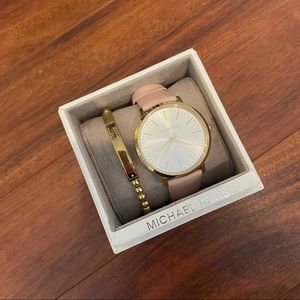 Michael Kors Watch and Bracelet Bundle
